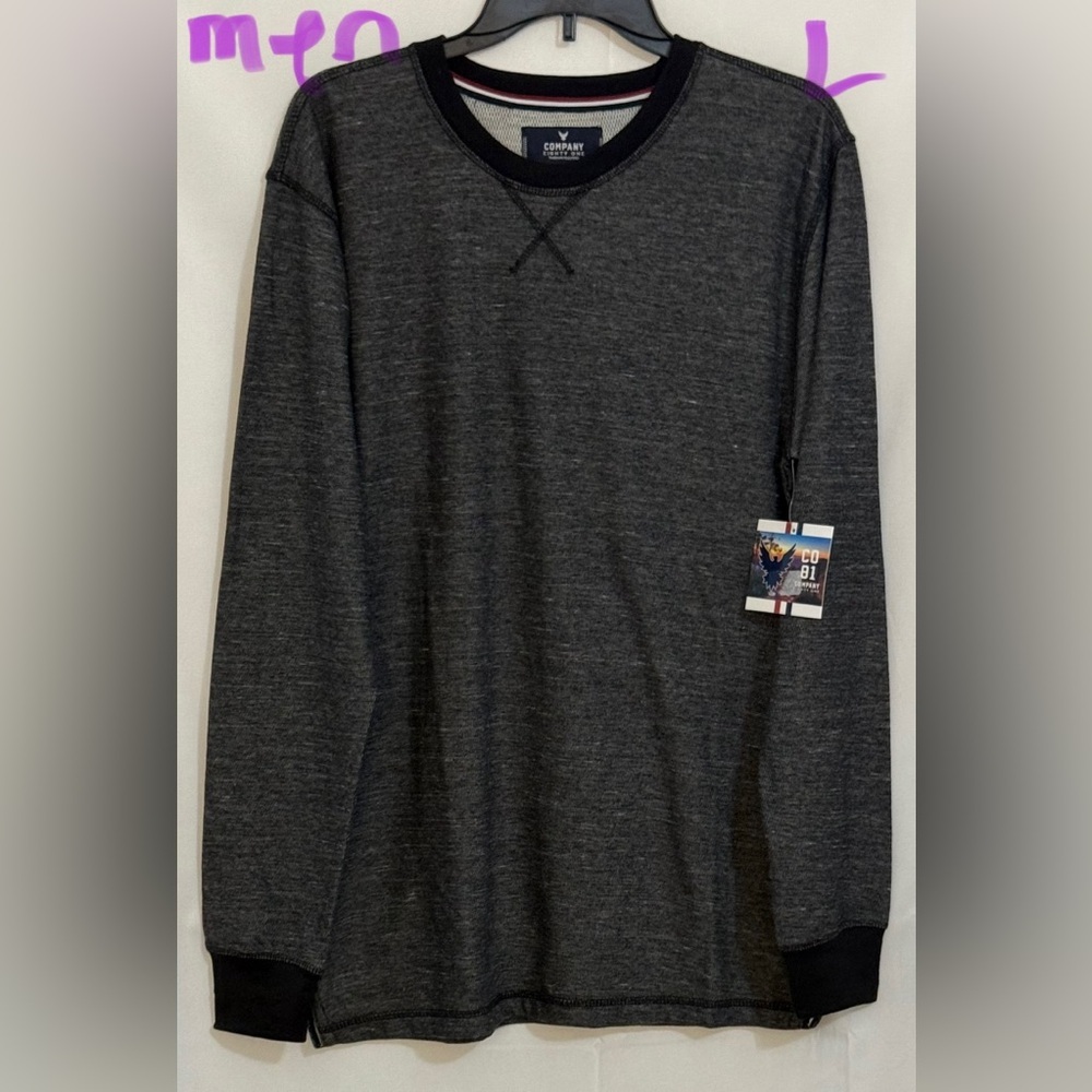 Charcoal Gray Crew Neck Sweatshirt